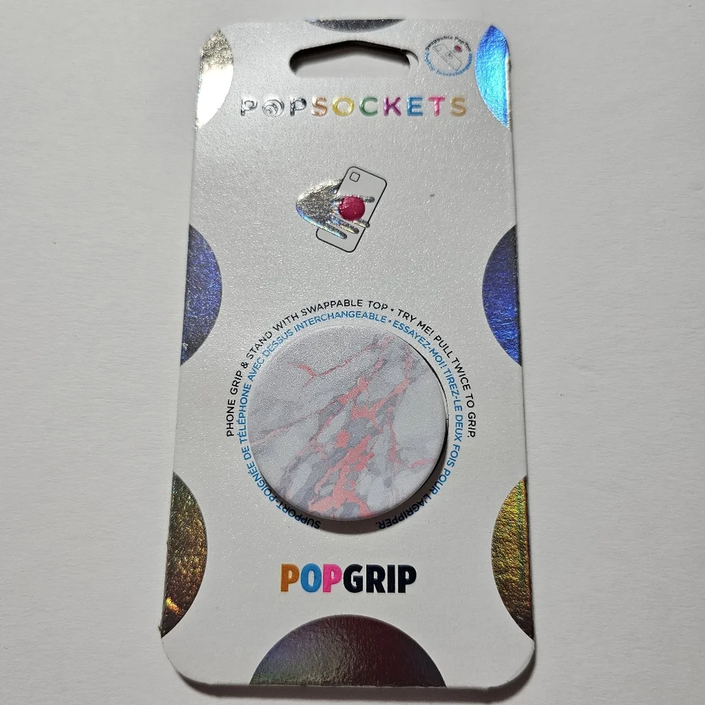 Popsocket - Rose Gold Lutz Marble